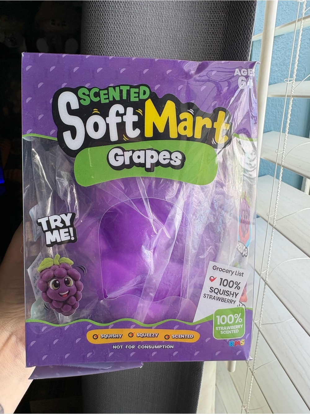 Scented SoftMart Jumbo Squishy Grapes